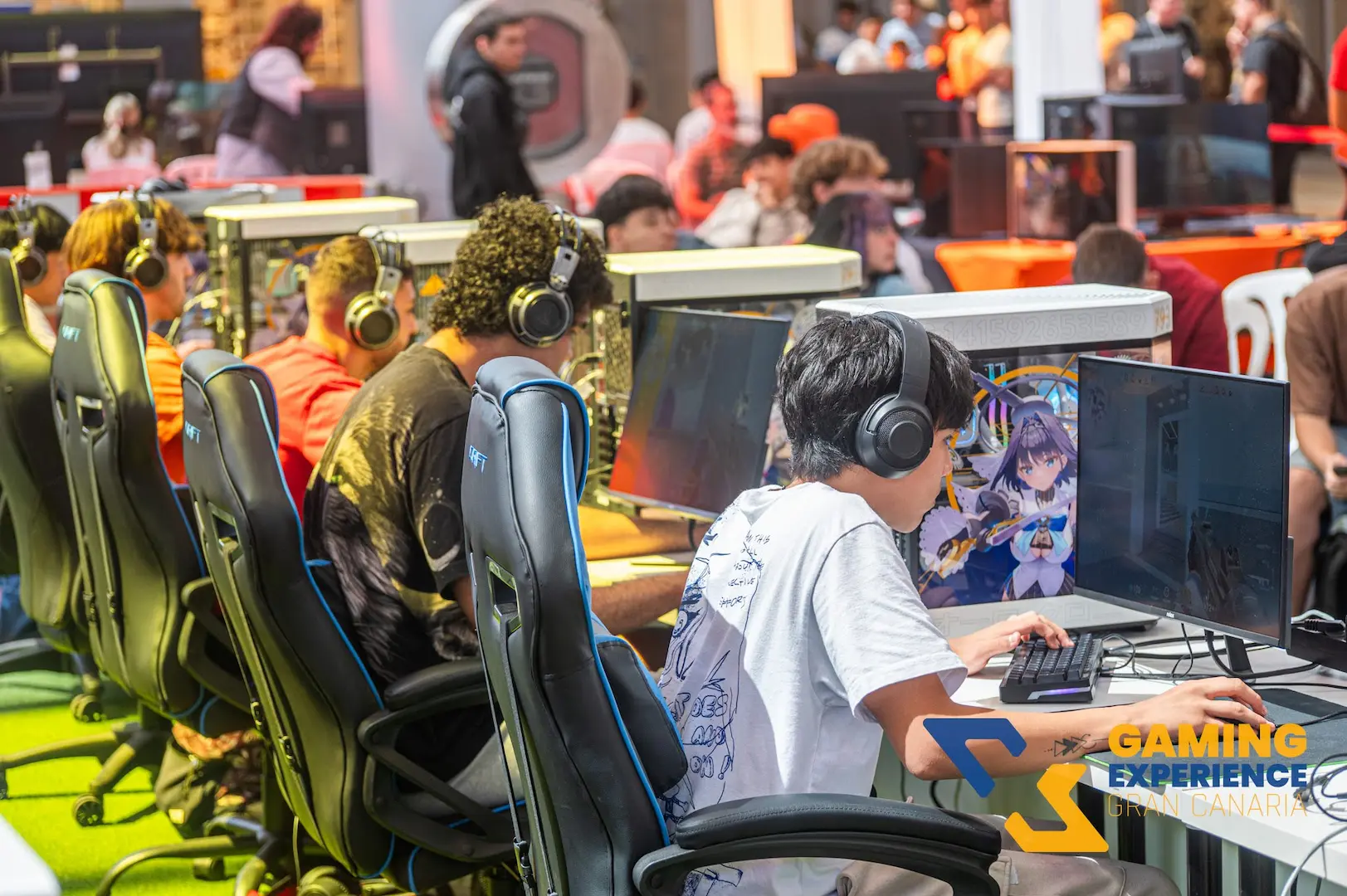 Gamers en la última edición de GCX