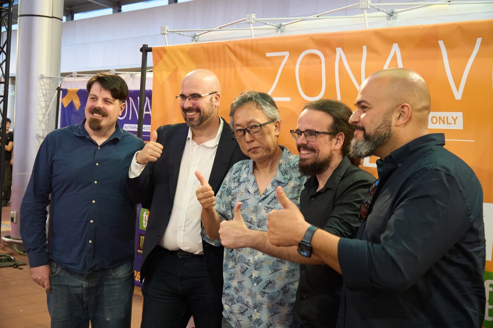Sergio Prieto, Emilio Hurtado, Ryuichi Nishizawa, David Carmona, Antonio Cabrera